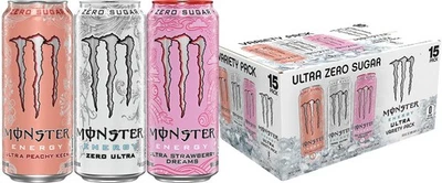 Energy Ultra Variety Pack Zero Ultra Ultra Ultra Peachy Keen Ultra Strawberry Dream... Foto 1 de 4