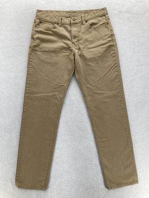 Pantalones de mezclilla informales Banana Republic para hombre 32x30 caqui calce ajustado elásticos Foto 1 de 4