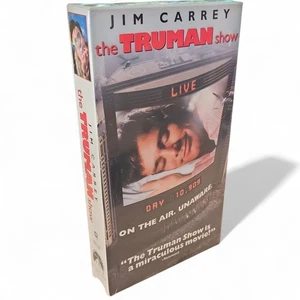 Truman Show (VHS 1999) Jim Carrey [PG] Sci-Fi Comedy Movie  - Bild 1 von 12