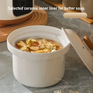 235W Electric Stew Pot 1.8L Capacity Stew Cooker For Soup Porridge Anti Dry B JY - Picture 1 of 12