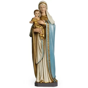 Statua cattolica BC Vergine Maria e Gesù Bambino, 14,5" H Madonna da interno isp... - Foto 1 di 8