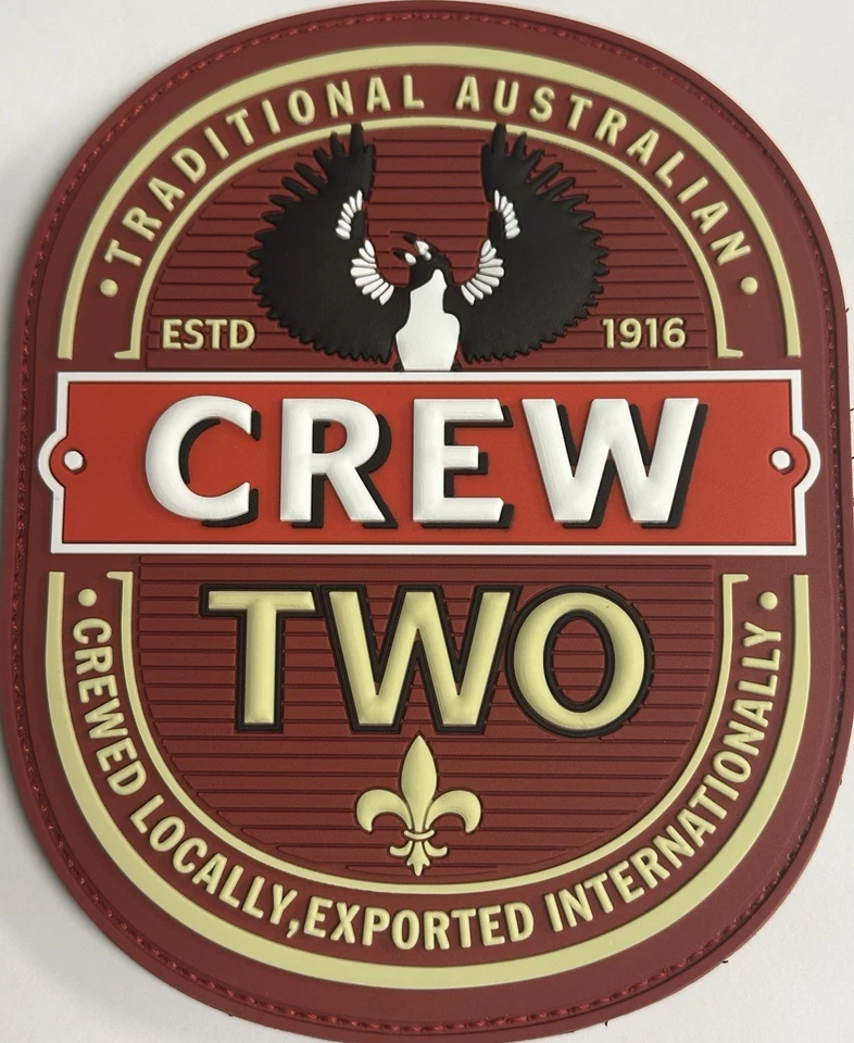 2 SQUADRON / Crew 2 E-7A Wedgetail RAAF PVC Patch Australia - image 1 of 1