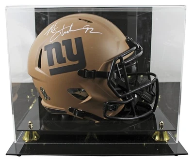 Giants Michael Strahan Signed STS II Full Size Speed Rep Helmet W/ Case BAS Wit - Image 1 of 4