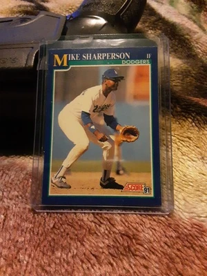1991 Score - Mike Sharperson #546 - Image 1 of 4