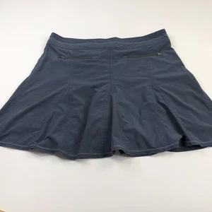 Title Nine 14 (Fits 36W) Athleisure Nylon Stretch Skirt Skort Shorts Blue - Picture 1 of 7