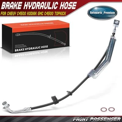 Manguera hidráulica de freno delantero derecho para Chevy C4500/C5500 Kodiak GMC C4500 Topkick Foto 1 de 4