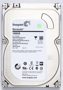 Seagate Barracuda 1000GB SATA Desktop HDD Model ST1000DM003 P/N 1CH162-302 - Picture 1 of 2