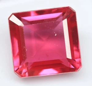 SGTL Certified Natural Pink Spinel 15.50 Ct Square From Myanmar Loose Gemstone - Picture 1 of 9