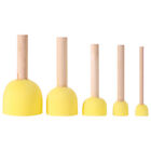 5Pcs Diy Brush Tools Painting Tools Set Round Paint Diy Sponge Sponge Brush Set