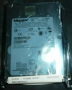 Maxtor 73GB 10k 8MB Ultra320 SCSI ATLAS 10K V 8D073L0025811 3.5" Hard Drive - Picture 1 of 1
