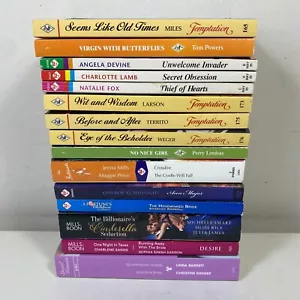 15 Lot (19 Stories) Romance Various Authors Paperback Books - Picture 1 of 10