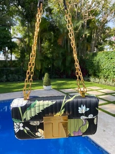 Tom Ford Shoulder Bag with Gold T Clasp - Picture 1 of 12