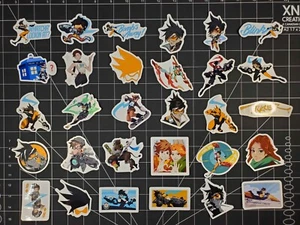 Overwatch 2 Tracer Hero Spray's Sticker Set | 30 High Quality Glossy Vinyls - Bild 1 von 9