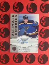 2017-18 Tage Thompson /299 Ultimate Collection ULTIMATE ROOKIES AUTO  #RRA-TT UD