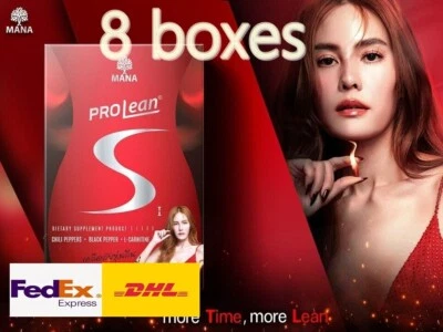 8 X MANA Prolean S Dietary Supplement Weight Management Excess Fat Burn Slim - Image 1 of 4
