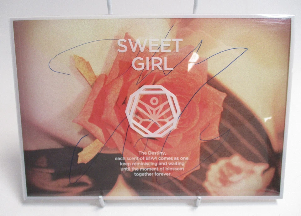 B1A4 Sweet Girl CD (Flower Vers.) 6th Mini Album EP Signed Korea K-pop 2015 LOEN Foto 1 de 4