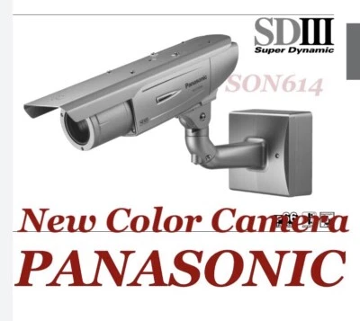 Panasonic WV-CW384 Color Camera WeatherProof, Vandal Resistance, Outdoor/Indoor - Image 1 of 4