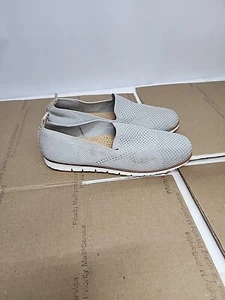 Sneaker slip-on da donna BIANCHE MOUNTAIN Utopia grigie lavorate a maglia taglia 7,5 - Foto 1 di 6