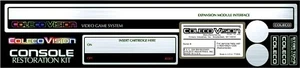 COLECO VISION Console Labels Sticker Restoration kit PLEASE READ! HALF PRICE!! - Picture 1 of 3