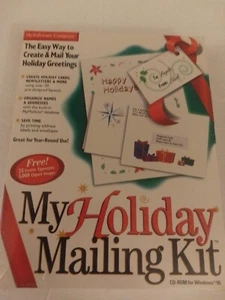 My Holiday Mailing Kit for Windows 95 to XP Brand New Factory Sealed CD-ROM - Picture 1 of 2