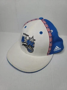 Adidas NBA Orlando Magic Fitted Hat Cap White / Blue Puerto Rico Flag Size 7-3/8 - Picture 1 of 6