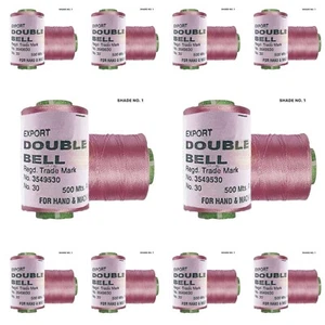 10X Double Bell Viscose Rayon Thread for Embroidery Color Light Pink Shade No.1 - Picture 1 of 3