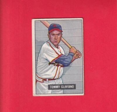 1951 Bowman #301 Tommy Glaviano RC VG/EX St. Louis Cardinals Lot#21009 - Image 1 of 2
