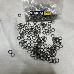PACK/LOT 100 Pieces SAPIM SPOKE NIPPLE RIM WASHERS NRHM 3ZERO
