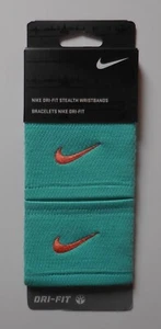 Pulseras Nike Dri-Fit Stealth Hyper Turq/Energy/Bright Mango Un par - Imagen 1 de 3