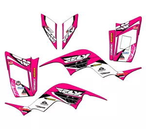 Kit de Gráficos All Years RAPTOR 90 13 FLY Pink Senge Compatible con Yamaha - Imagen 1 de 7