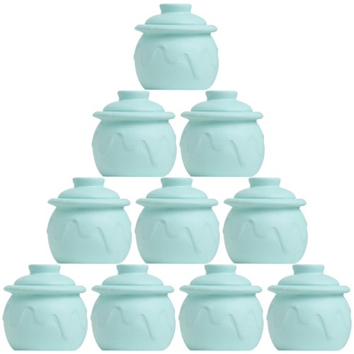 10 Pcs Food and Play Vegetable Jars Dollhouse Kitchen Accessories Wine