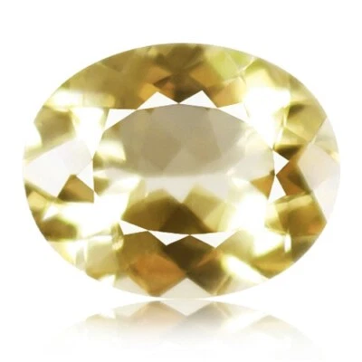 Entrancing 4.13ct Oval Cut Yellow Color 100% Natural Beryl mined at Brazil - Image 1 of 4