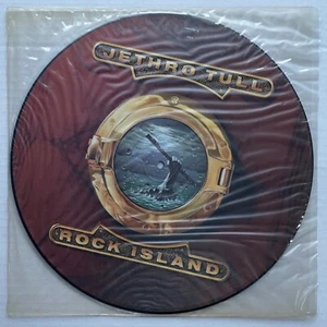 JETHRO TULL Rock Island 1989 UK Chrysalis Records PICTURE DISC LP Ian Anderson - Picture 1 of 2