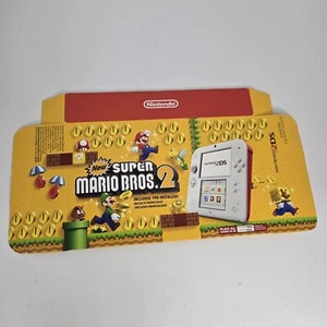 Scarlet Red Nintendo 2DS New Super Mario Bros 2 Box **STORE DISPLAY BOX ONLY** - Picture 1 of 6
