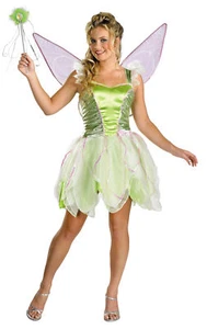 Tinkerbell Deluxe Adult Women's Costume Fairy Peter Pan Disguise 6550 Halloween - Picture 1 of 1
