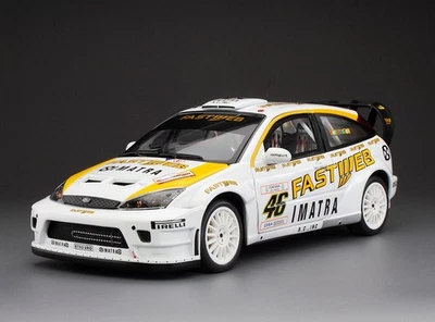 Sunstar 1/18 2004 Ford Focus Rs WRC #46 Rossi / C.Cassina -monza Rally Mostra - Immagine 1 di 4