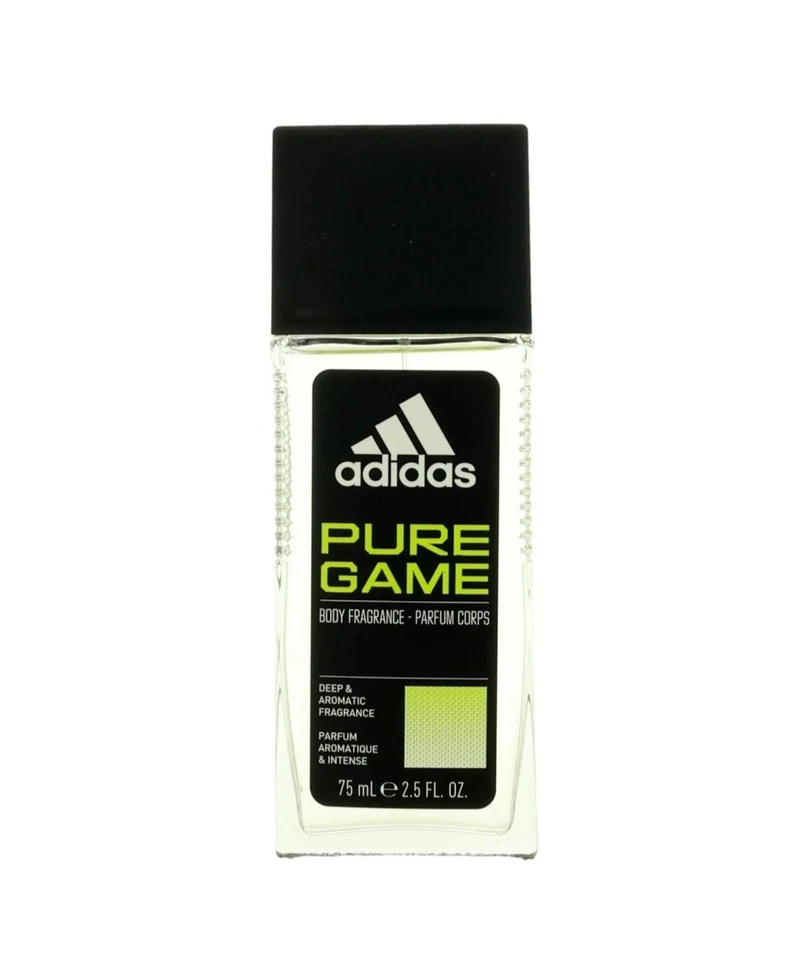 阿迪达斯 Pure Game 男式 2.5 盎司身体香水喷雾 — 第 1/1 张图片