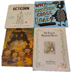 Childrens Hardcover Book Lot Octicorn Most Loved Monster Benjamin Bunny Chicken  - Picture 1 of 24