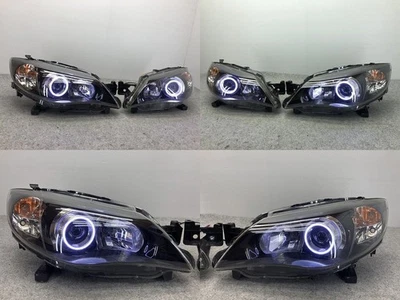 Subaru Genuine Impreza GRB GRF GH WRX STi COB LED Ring HID Headlights  - Image 1 of 4