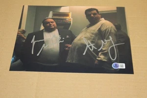 STEVE SCHIRRIPA & JOE GANNASCOLI DUAL Signed Sopranos 8x10 Autograph Photo BAS - Picture 1 of 1