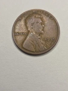 Penny grano 1935 senza marchio di zecca - Foto 1 di 5