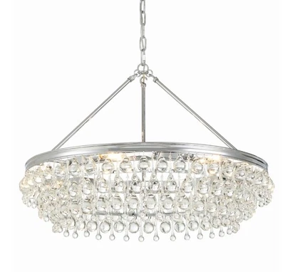 Crystorama Lighting Group 275 Calypso 6 ламп 30 дюймов Вт кристалл - хром - Изображение 1 из 4