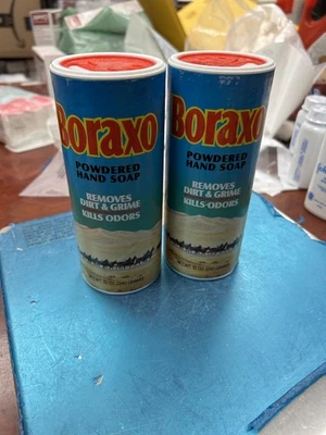 JABÓN DE MANOS EN POLVO BORAXO ESFERA DE COLECCIÓN 12 OZ. MULE ART NUEVO STOCK ANTIGUO Pack De 2 Foto 1 de 2