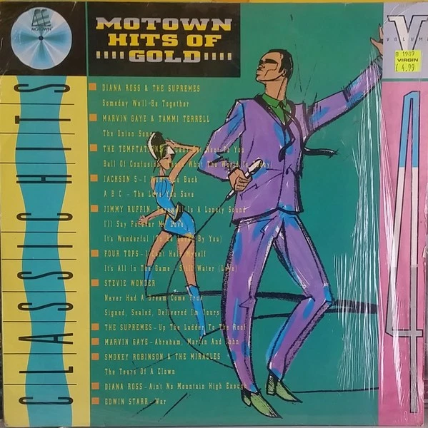 Various - Motown Hits Of Gold Volume 4 - Used Vinyl Record - 87 - W1177z - Image 1 of 1