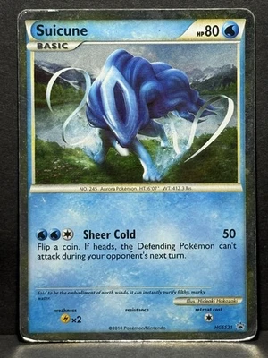Suicune HGSS21 Holo Black Star Promo HP - Image 1 of 4