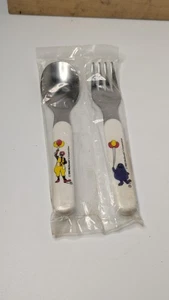 Juego de cuchara y tenedor para niños McDonald's 1993 5" vintage sellado Ronald & Grimace - Imagen 1 de 8