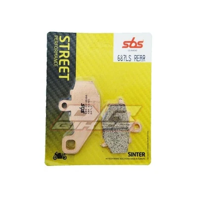 Kawasaki ZX-10R 1000 Ninja 2004 - 2010 Street Sintered Rear Brake Pads 687LS Foto 1 de 4