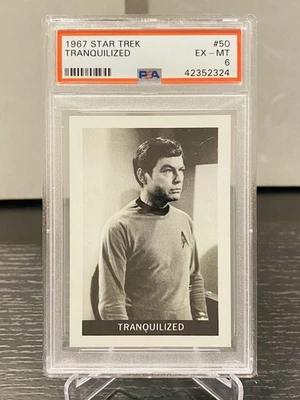 1967 LEAF STAR TREK #50 TRANQUILIZED PSA 6 Undergraded - Image 1 of 2