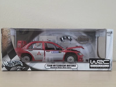 1:18 Hot Wheels Mitsubishi Lancer WRC Panizzi Sweden Rally B6228-0510 - Image 1 of 4