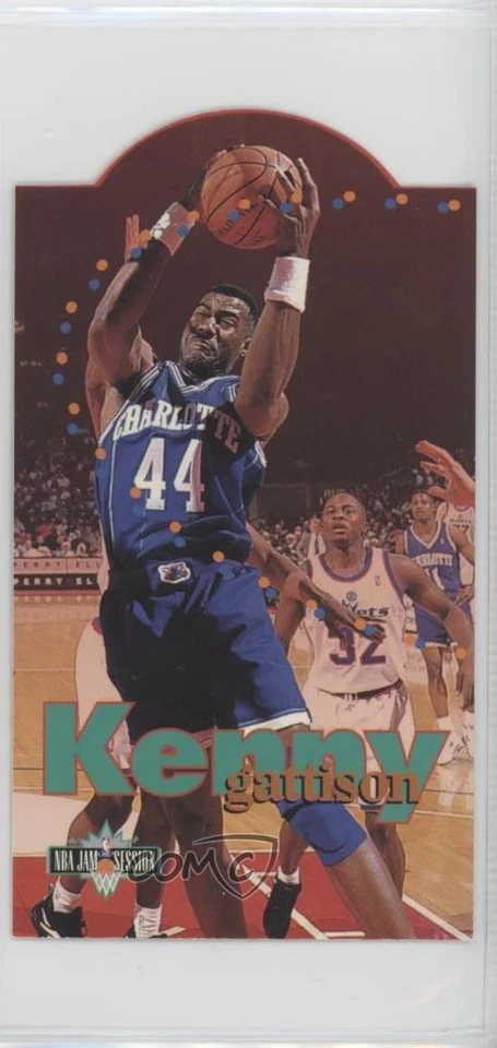 1995-96 Fleer NBA Jam Session Die-Cut Kenny Gattison #D114 - Image 1 of 2